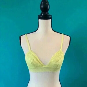 Victoria’s Secret neon yellow bralette in size xs